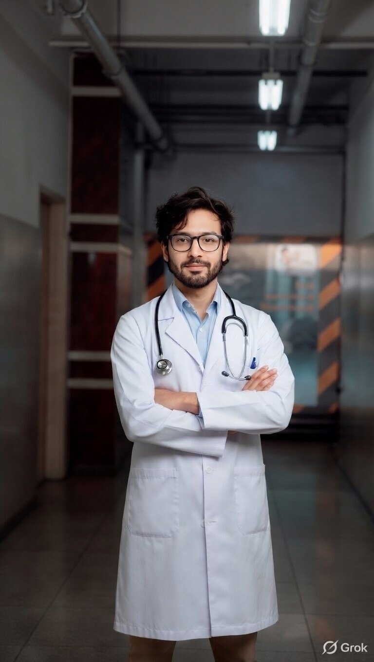 Happy PubMedico medical thesis scholar