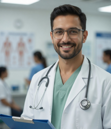 Happy PubMedico medical thesis scholar